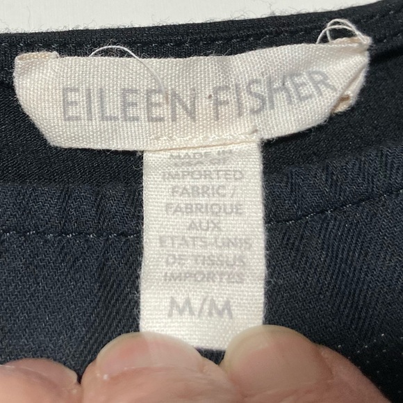 Eileen Fisher Sleeveless Cotton/Organic Cotton Top Southwest Design Size Medium - Picture 7 of 9